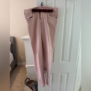 Kut from the Kloth Diana Skinny Jeans. Size 12. Pink.